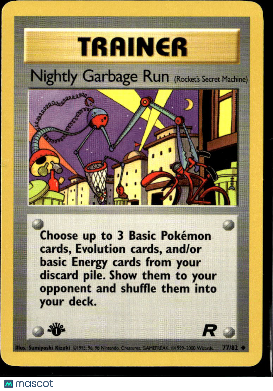 Nightly Garbage Run 2000 Team Rocket Uncommon 1st Edition #77/82