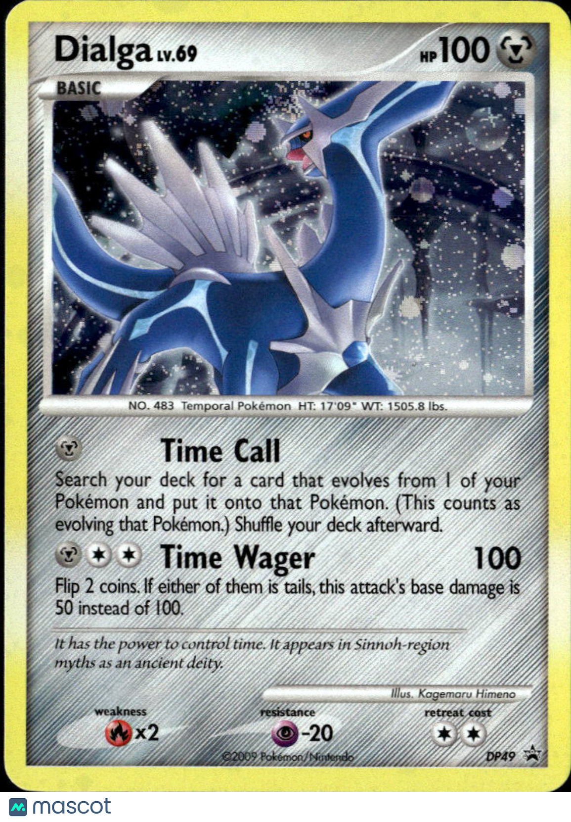 Dialga DP Holo Black Star Promo #DP49