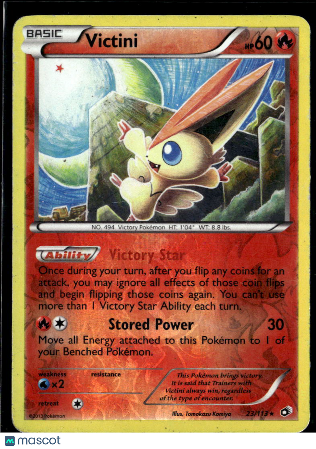 Victini 2013 Legendary Treasures Holo Rare #23/113