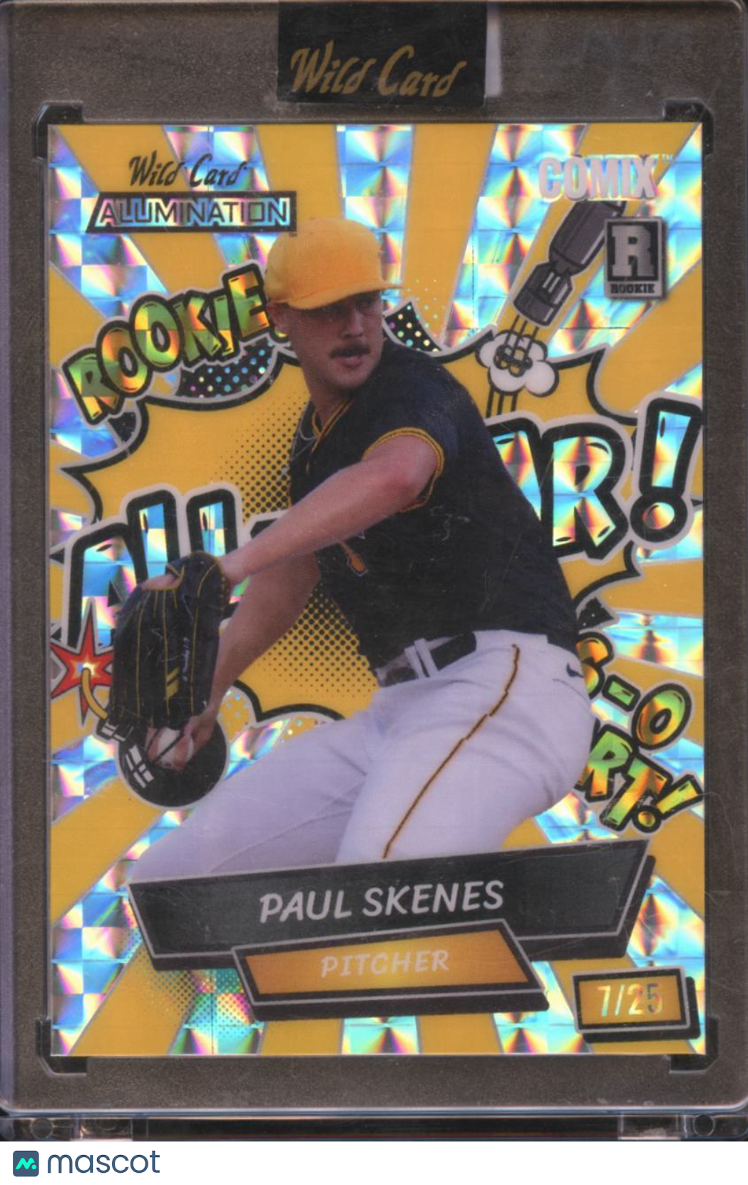 Paul Skenes 2024 Wild Card Alumination Comix Rookie RC 7/25 Pittsburgh Pirates