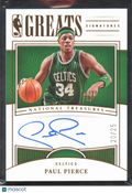 Paul Pierce 2022-23 National Treasures Auto Autograph 20/25 Boston Celtics