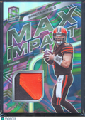 Baker Mayfield 2020 Spectra Psychedelic Jersey Patch 4/4 Cleveland Browns