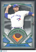 Michael Saunders 2017 Museum Collection Patch Game Worn Patch 1/1 Blue Jays