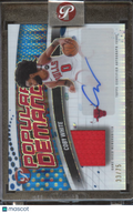 Coby White 2026 Topps Pristine Auto Autograph Patch 33/75 Chicago Bulls