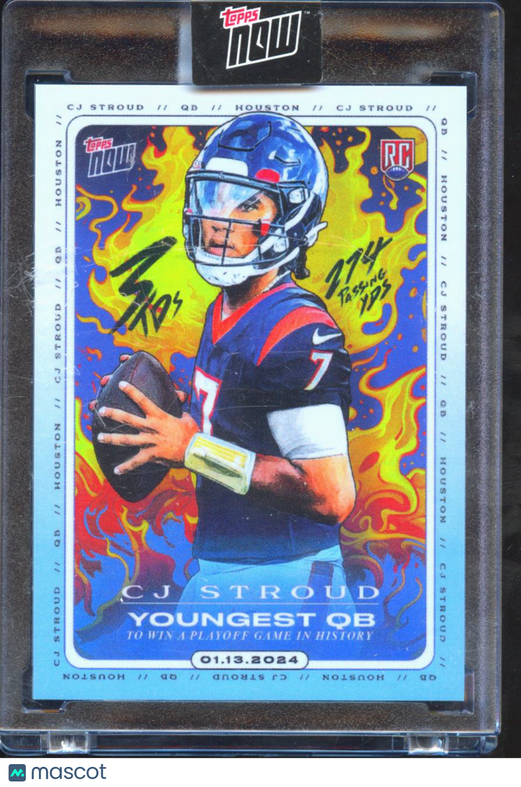 C.J. Stroud 2024 Topps Now RC Rookie #CJ2 Houston Texans