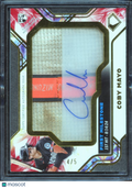 Coby Mayo 2025 Topps Diamond Icons Auto Autograph Cleat Milestone 4/5 Orioles