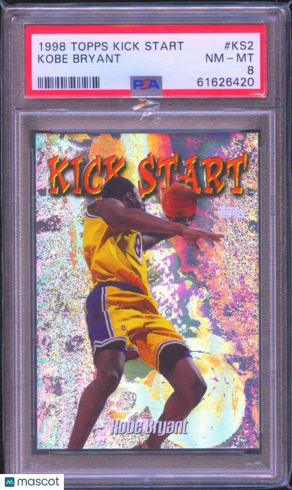 Kobe Bryant 1998 Topps Kick Start Los Angeles Lakers #KS2 PSA 8