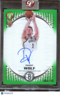 Danny Wolf 2026 Topps Pristine Auto Autograph RC Green 64/150 Brooklyn Nets