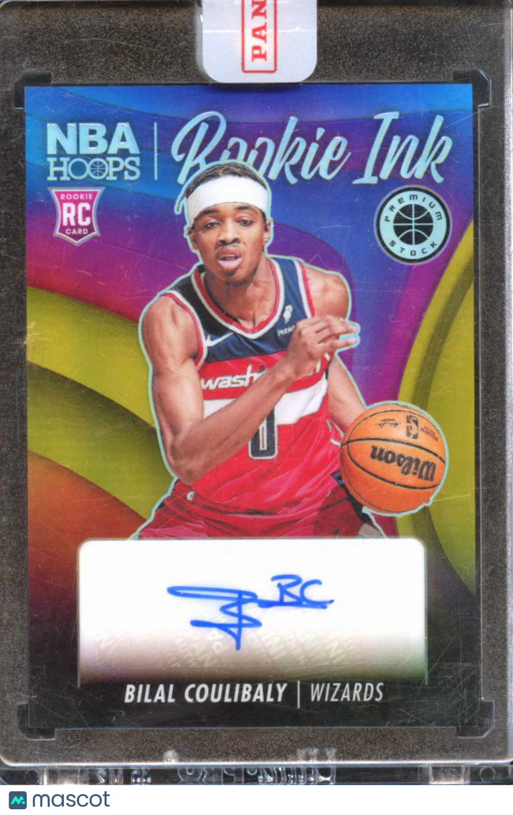 Bilal Coulibaly 2023-24 NBA Hoops Auto Autograph GOLD RC 1/10 Washington Wizards