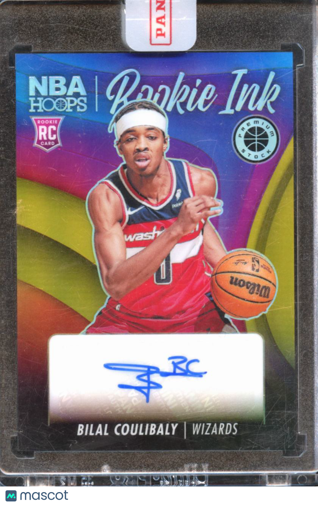 Bilal Coulibaly 2023-24 NBA Hoops Auto Autograph GOLD RC 1/10 Washington Wizards
