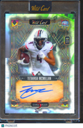Tetairoa McMillan 2024 Wild Card Auto Autograph RC 1/4 Arizona Carolina Panthers