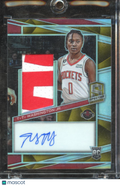 TyTy Washington Jr. 2022-23 Spectra Auto Autograph Patch GOLD RC 3/3 Rockets