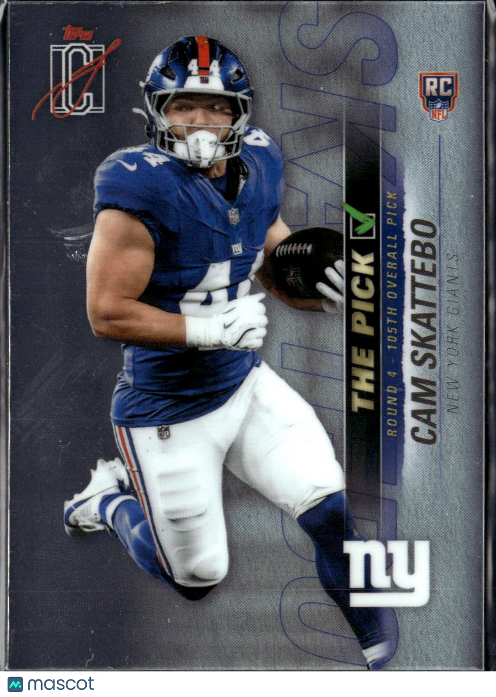 Cam Skattebo 2025 Topps Signature Class Rookie RC New York Giants