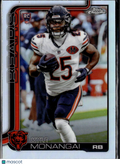 Kyle Monangai 2025 Topps Chrome Rookie RC Refractor Chicago Bears
