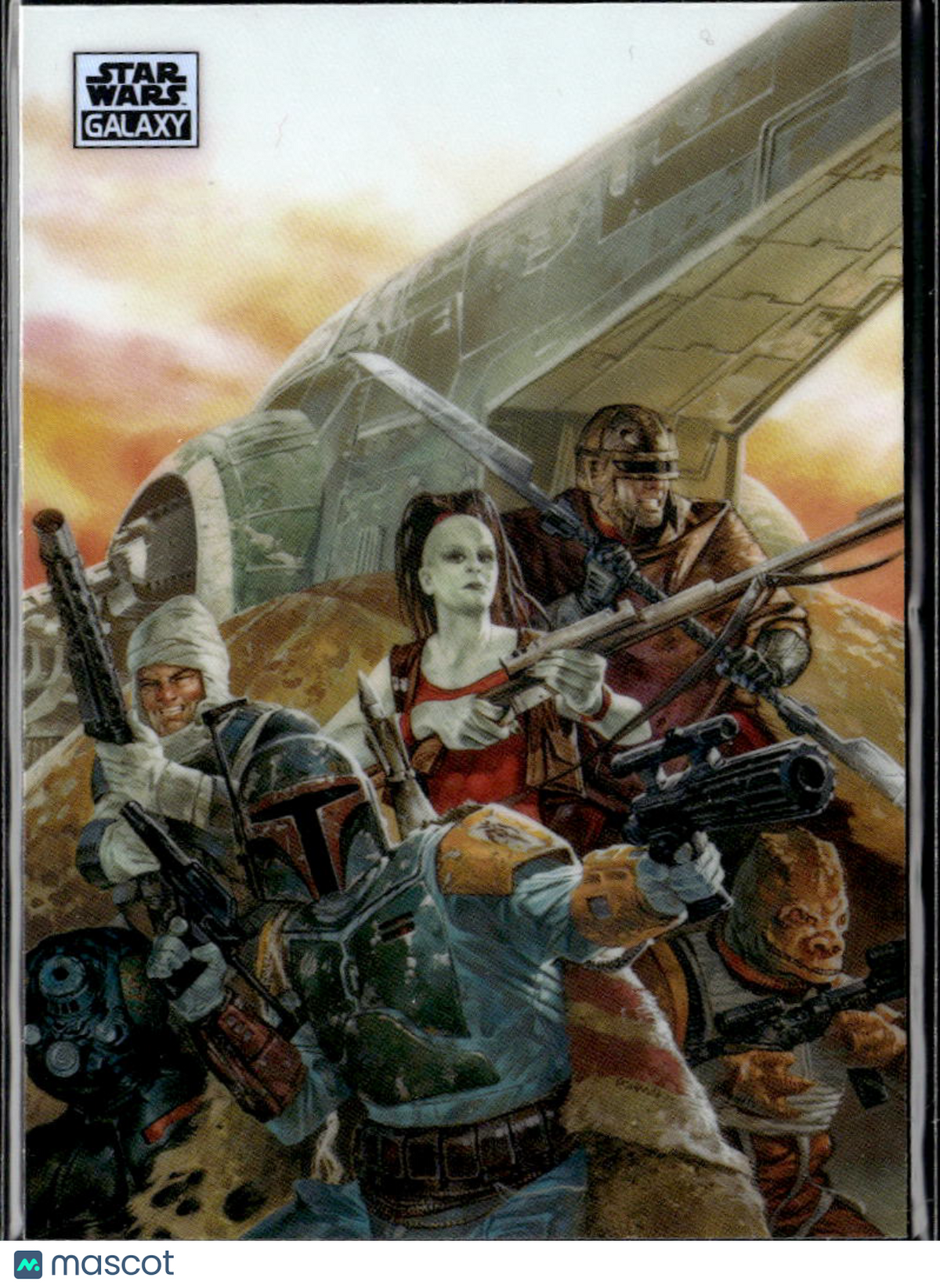 Bounty Hunters 2025 Topps Star Wars Galaxy Refractor #23