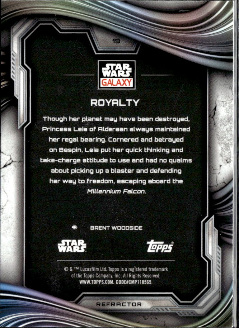Royalty 2025 Topps Star Wars Galaxy Refractor #19