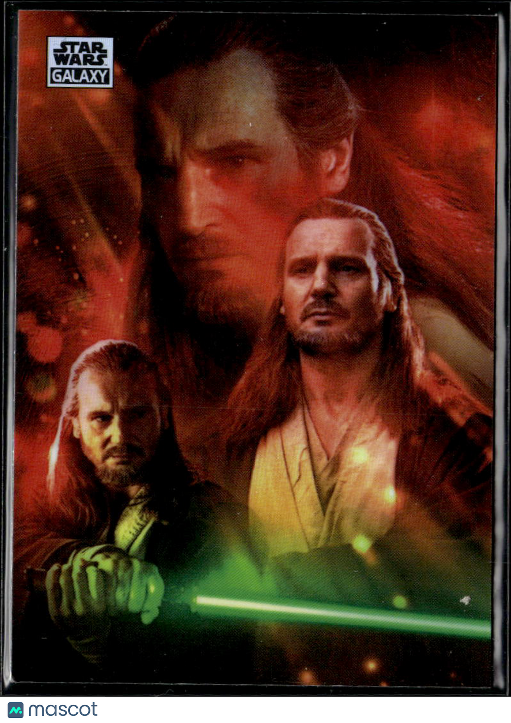Qui-Gon Jin 2025 Topps Star Wars Galaxy Refractor #15