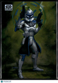 Captain of the 501ST 2025 Topps Star Wars Galaxy Refractor #89