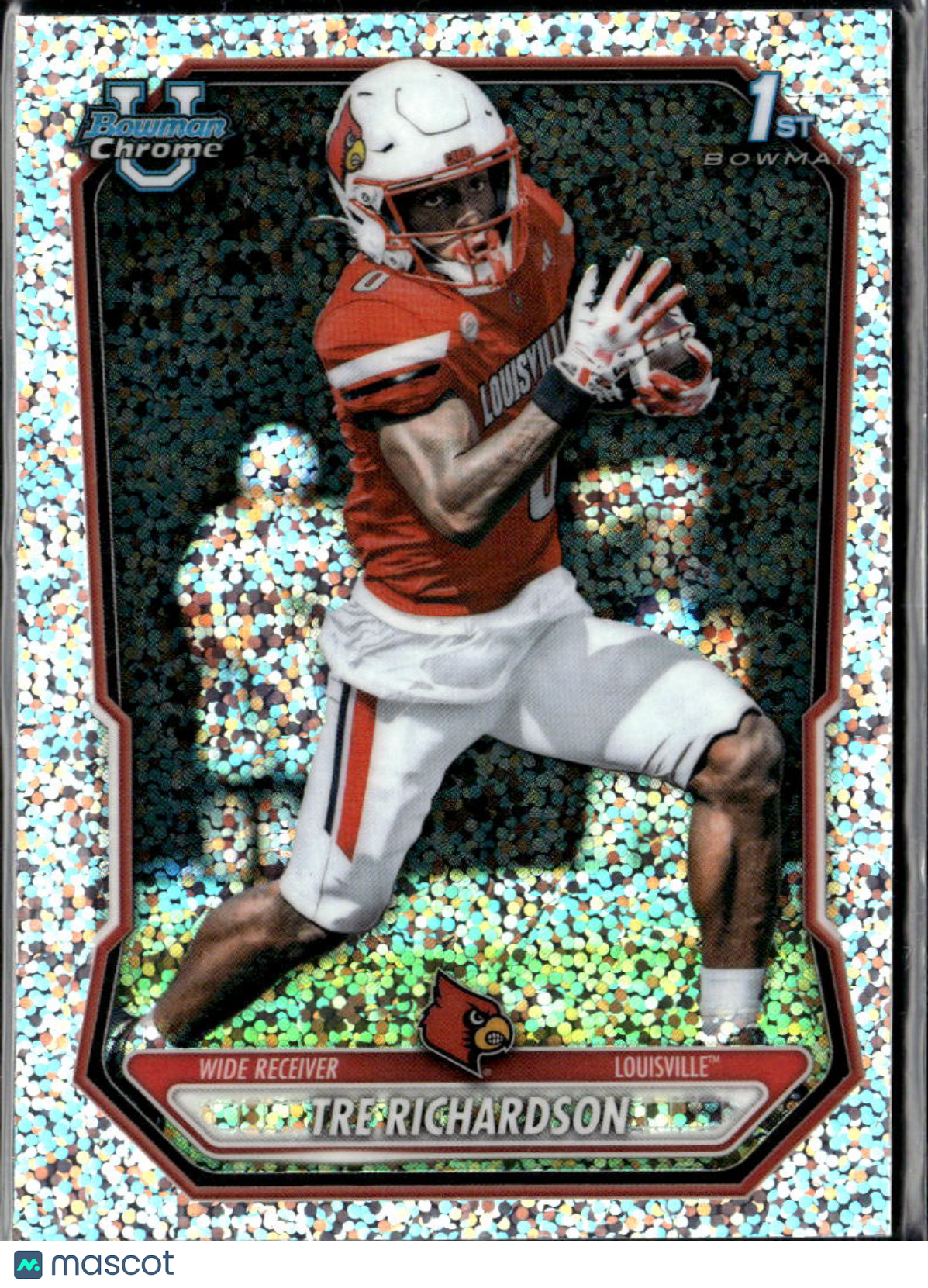 Tre Richardson 2026 Bowman Chrome University 1st Speckle Refractor Louisville