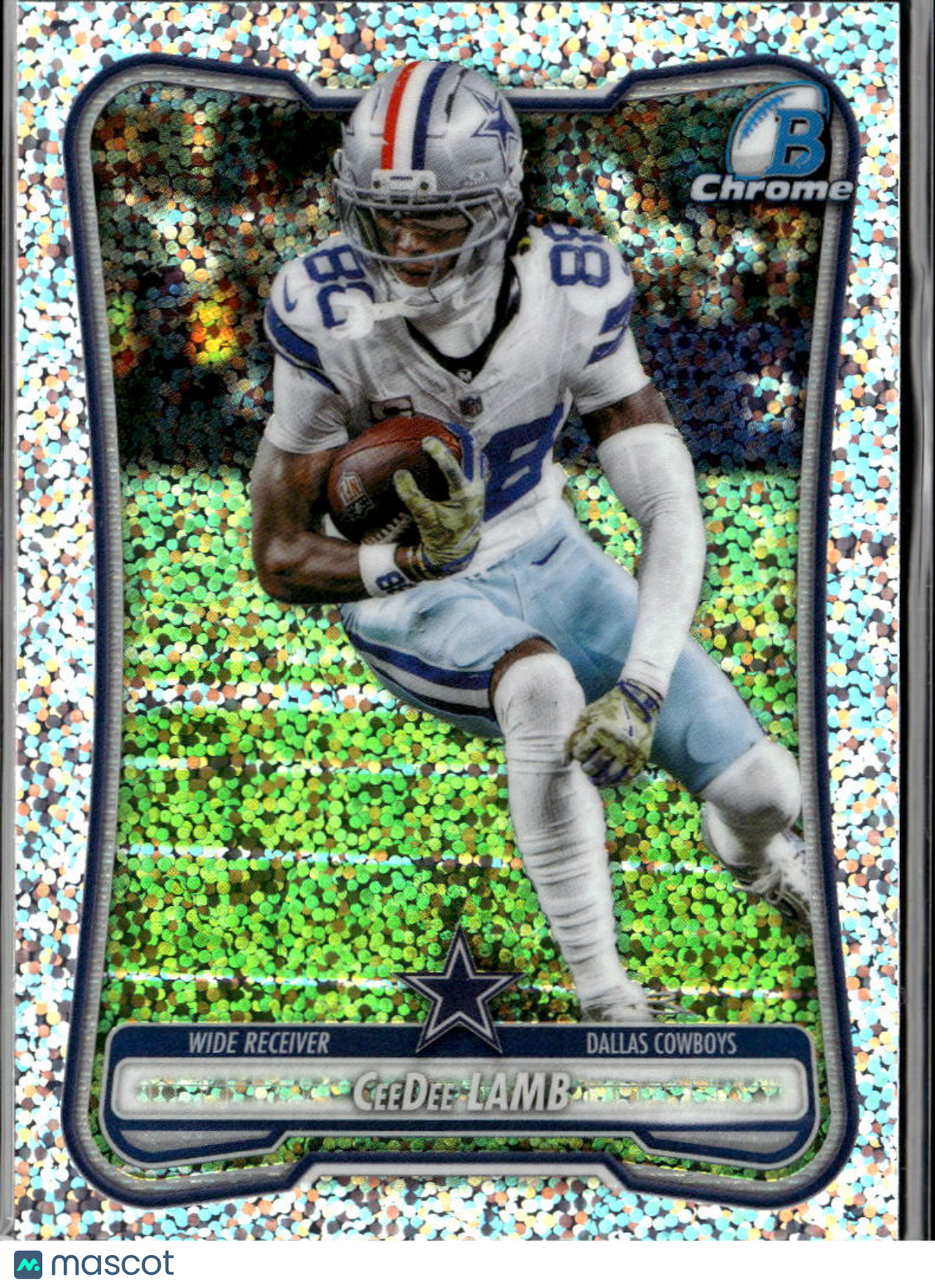 CeeDee Lamb 2026 Bowman Chrome Speckle Refractor Dallas Cowboys