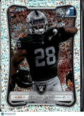 Jermod McCoy 2026 Bowman Chrome RC Speckle Refractor Las Vegas Raiders