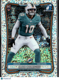 Jacob Rodriguez 2026 Bowman Chrome Speckle Refractor RC Miami Dolphins