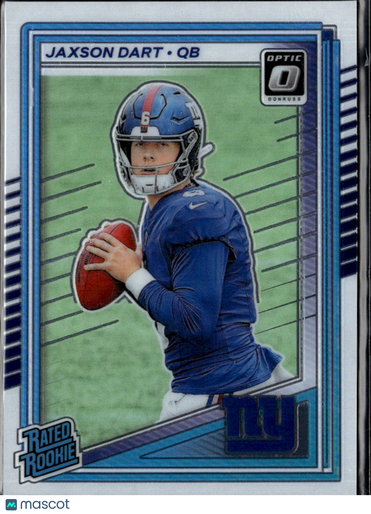Jaxson Dart 2025 Optic Rated Rookie RC New York Giants