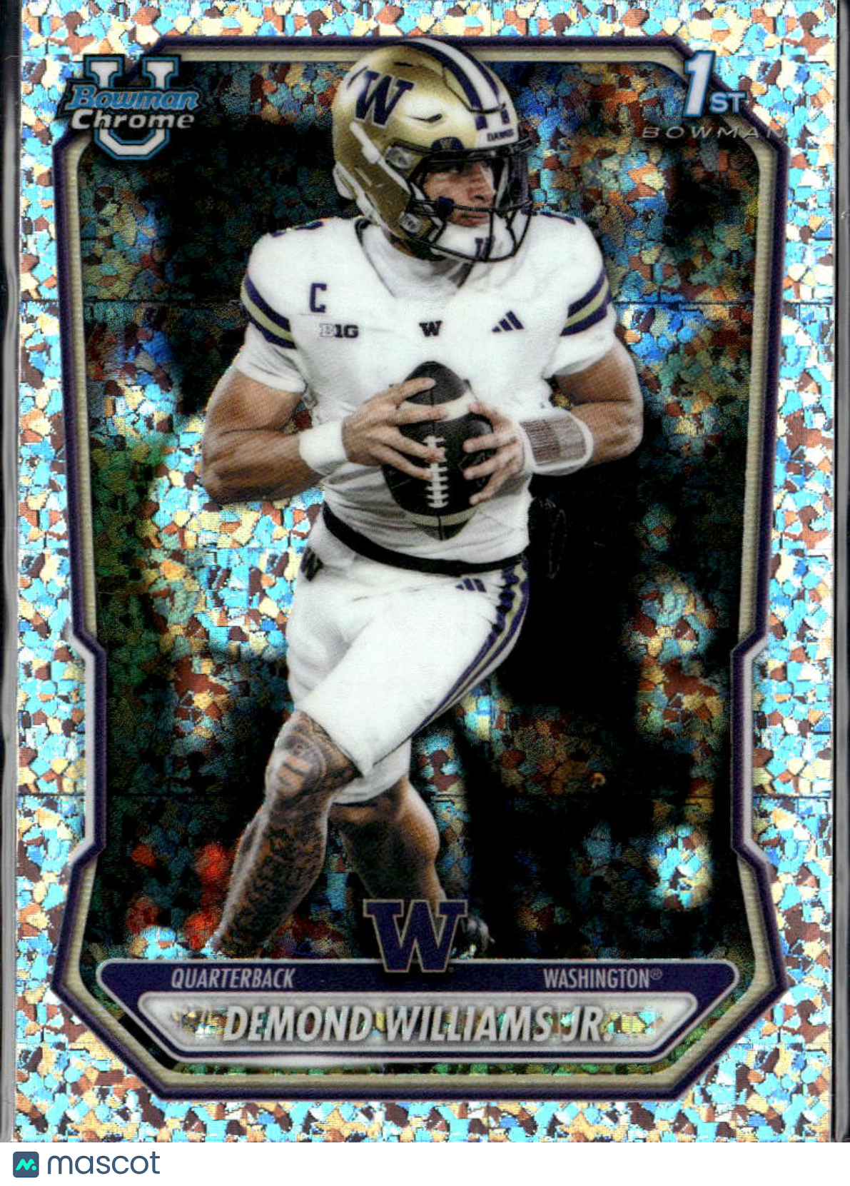 Demond Williams Jr. 2026 Bowman Chrome 1st Mini Diamond Washington Huskies