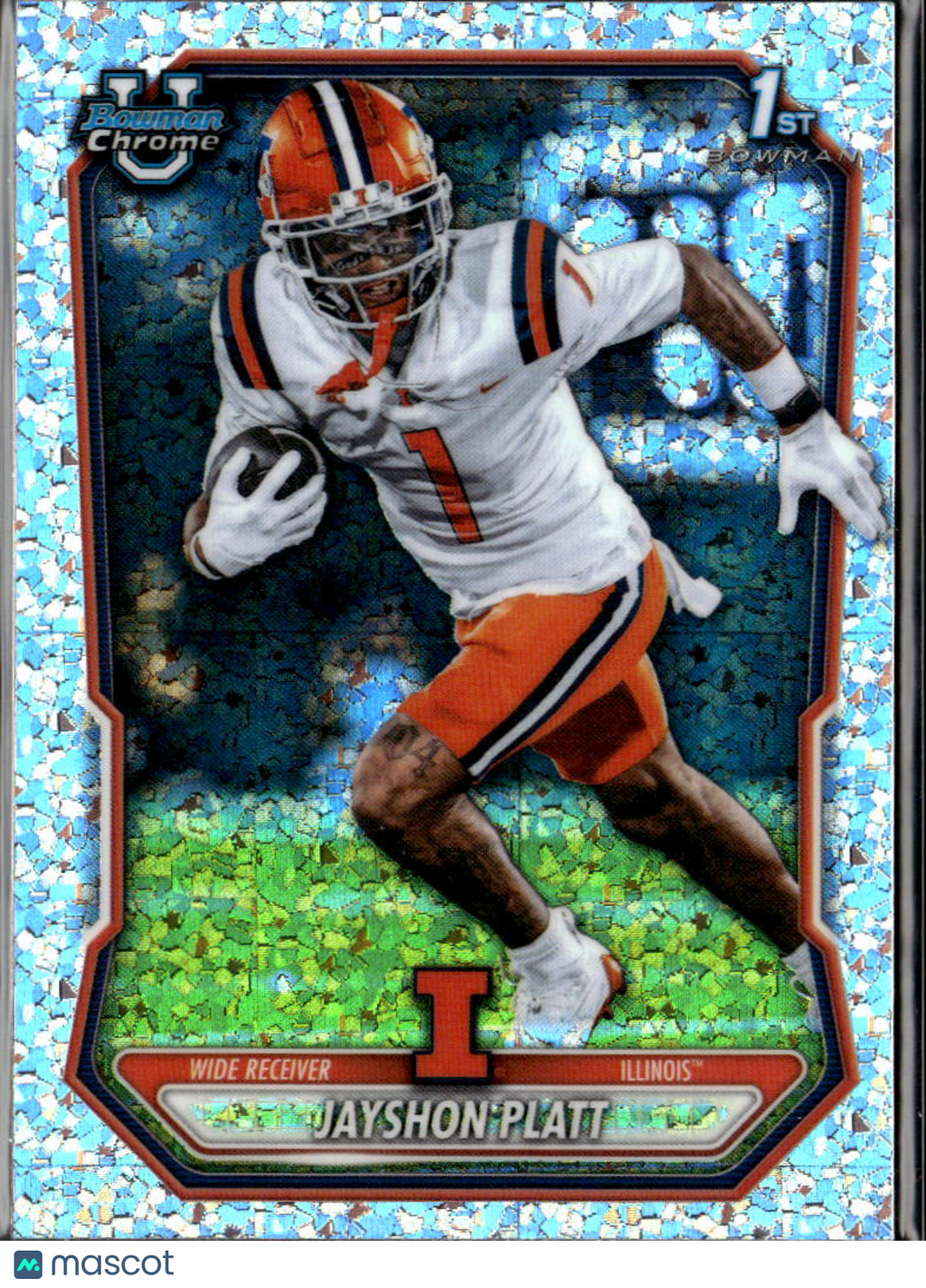 Jayshon Platt 2026 Bowman Chrome 1st Mini Diamond Illinois Fighting Illini
