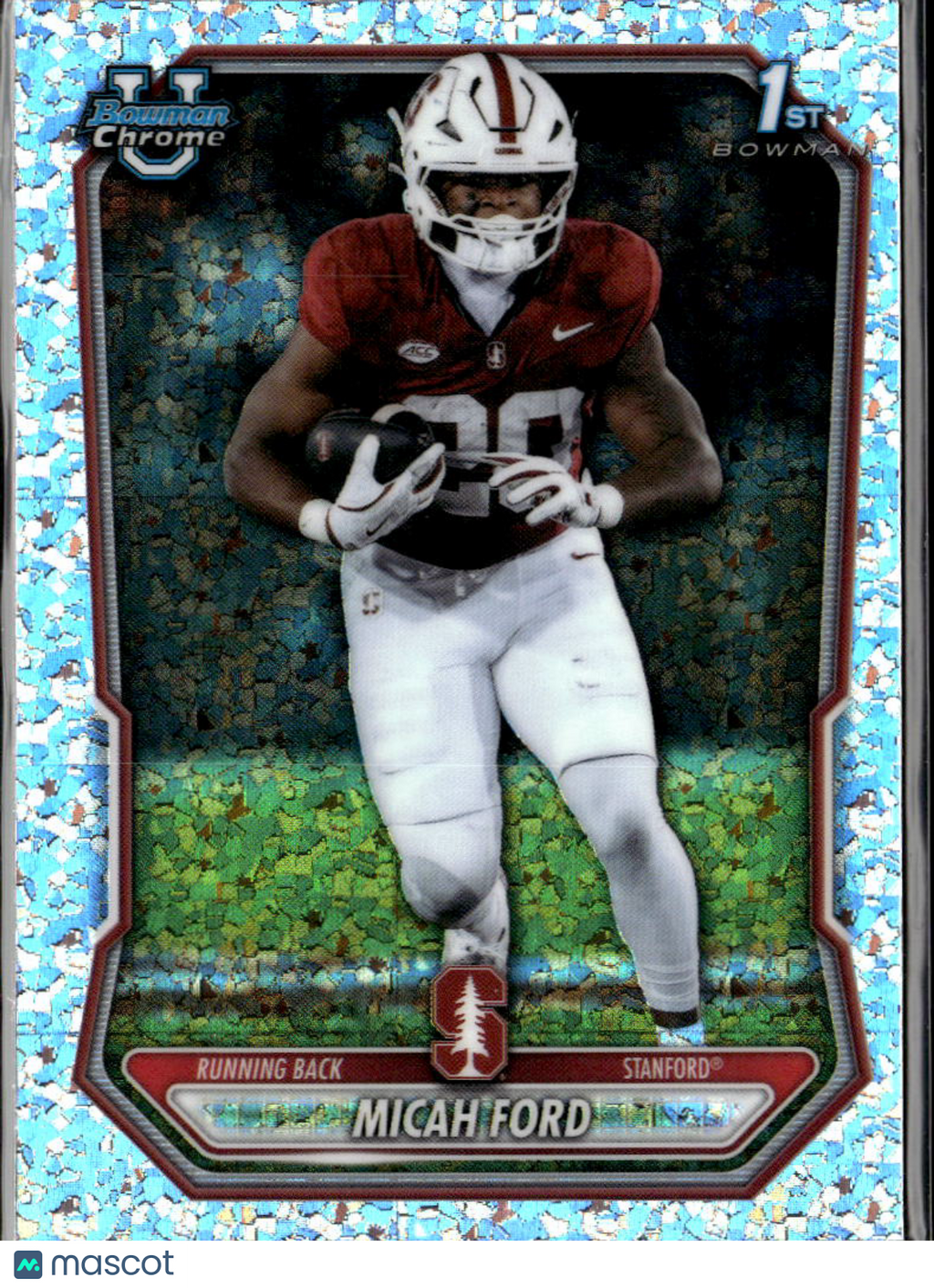Micah Ford 2026 Bowman Chrome 1st Mini Diamond Stanford Cardinal