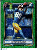 Brenen Thompson 2026 Bowman Chrome RC Green Shimmer /99 Los Angeles Chargers