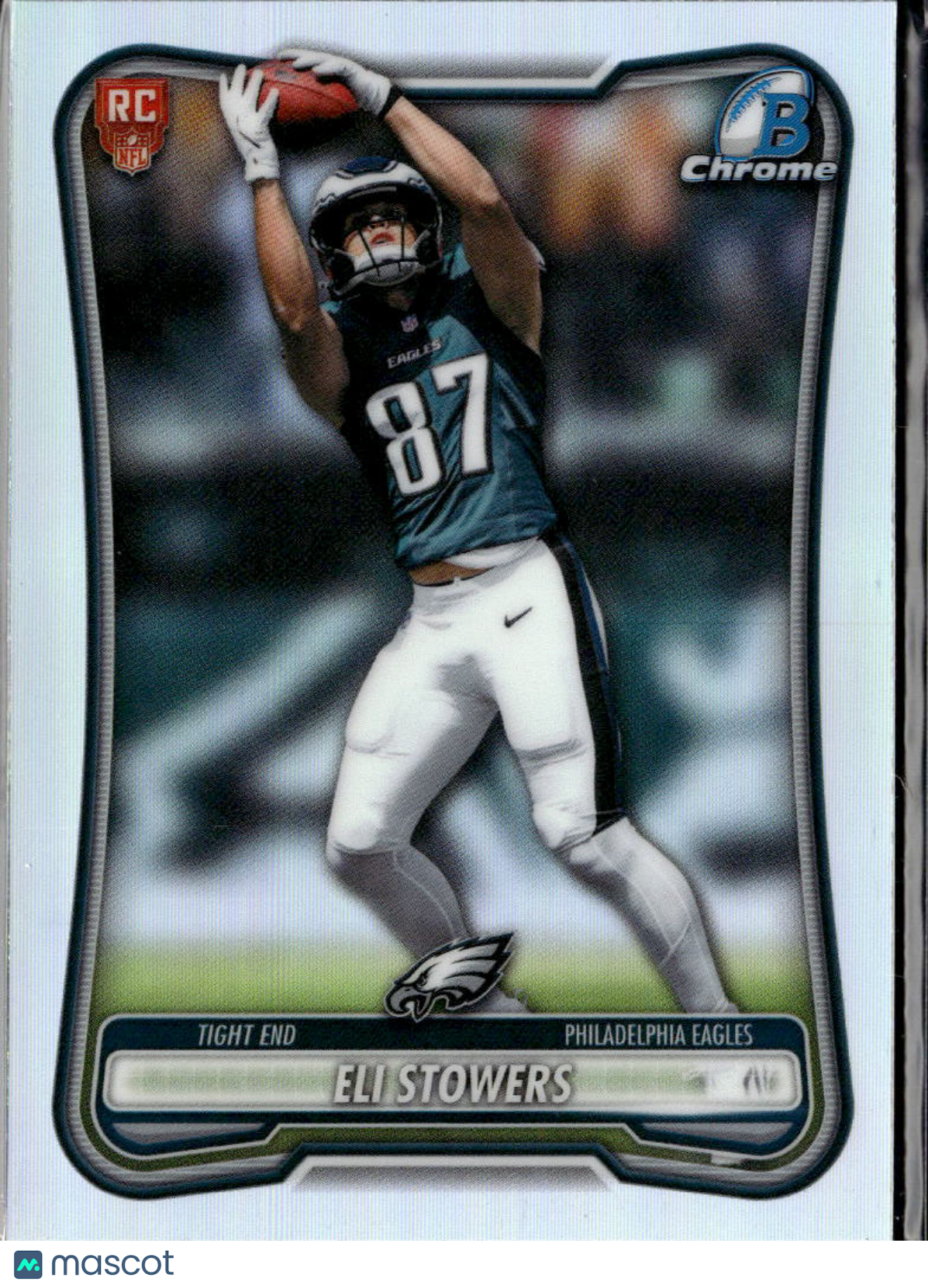 Eli Stowers 2026 Topps Bowman Chrome RED Rookie RC Philadelphia Eagles