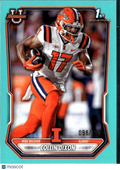 Collin Dixon 2026 Bowman 1st Aqua /199 Illinois Fighting Illini Illinois