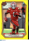 DeJuan Williams 2026 Bowman 1st Yellow /275 Maryland Terrapins
