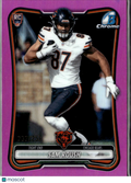 Sam Roush 2026 Bowman Chrome RC Rookie Pink /250 Chicago Bears