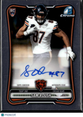 Sam Roush 2026 Bowman Chrome Auto Autograph Rookie Chicago Bears
