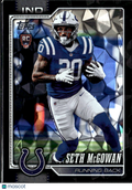 Seth McGowan 2026 Topps BLACK Diamante Rookie RC 5/10 Indianapolis Colts
