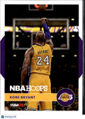 Kobe Bryant 2016 Panini Hoops NBA 2K17 #17 Los Angeles Lakers