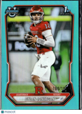 Dylan Lonergan 2026 Bowman Chrome 1st Aqua Refractor /199 Rutgers