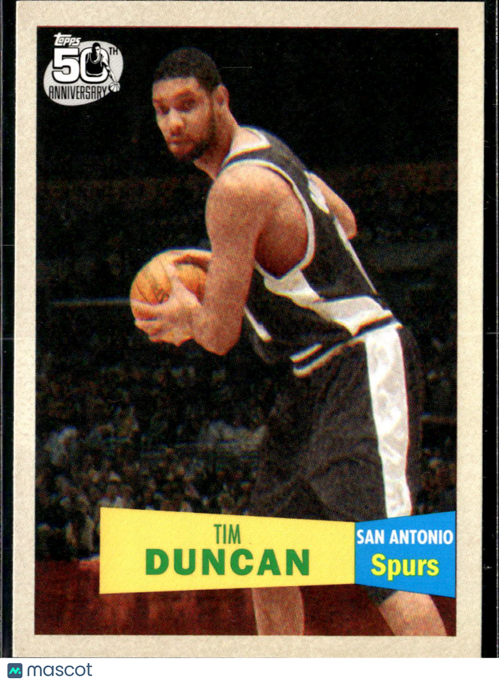 Tim Duncan 2007-08 Topps 50th Anniversary #21 San Antonio Spurs