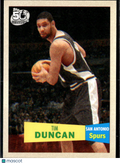 Tim Duncan 2007-08 Topps 50th Anniversary #21 San Antonio Spurs