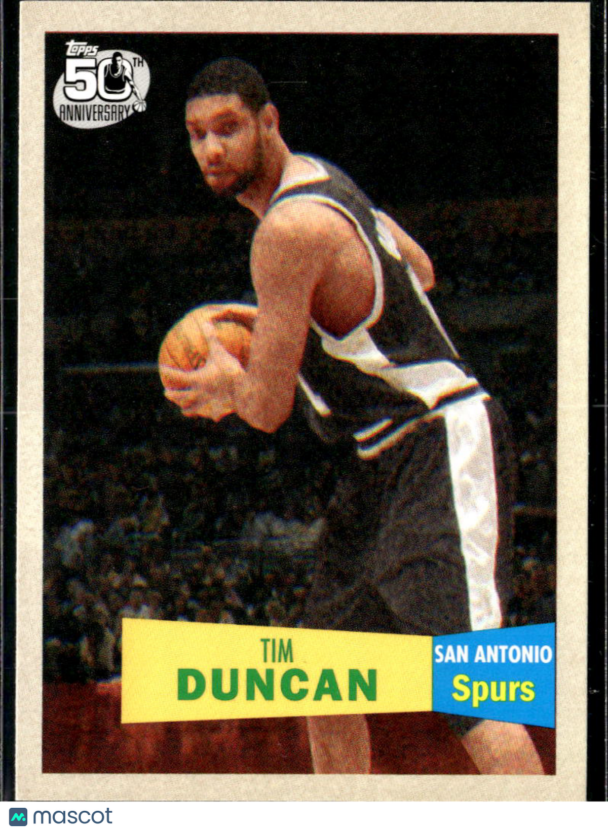 Tim Duncan 2007-08 Topps 50th Anniversary #21 San Antonio Spurs