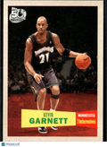 Kevin Garnett 2007-08 Topps 50th Anniversary #20 Minnesota Timberwolves