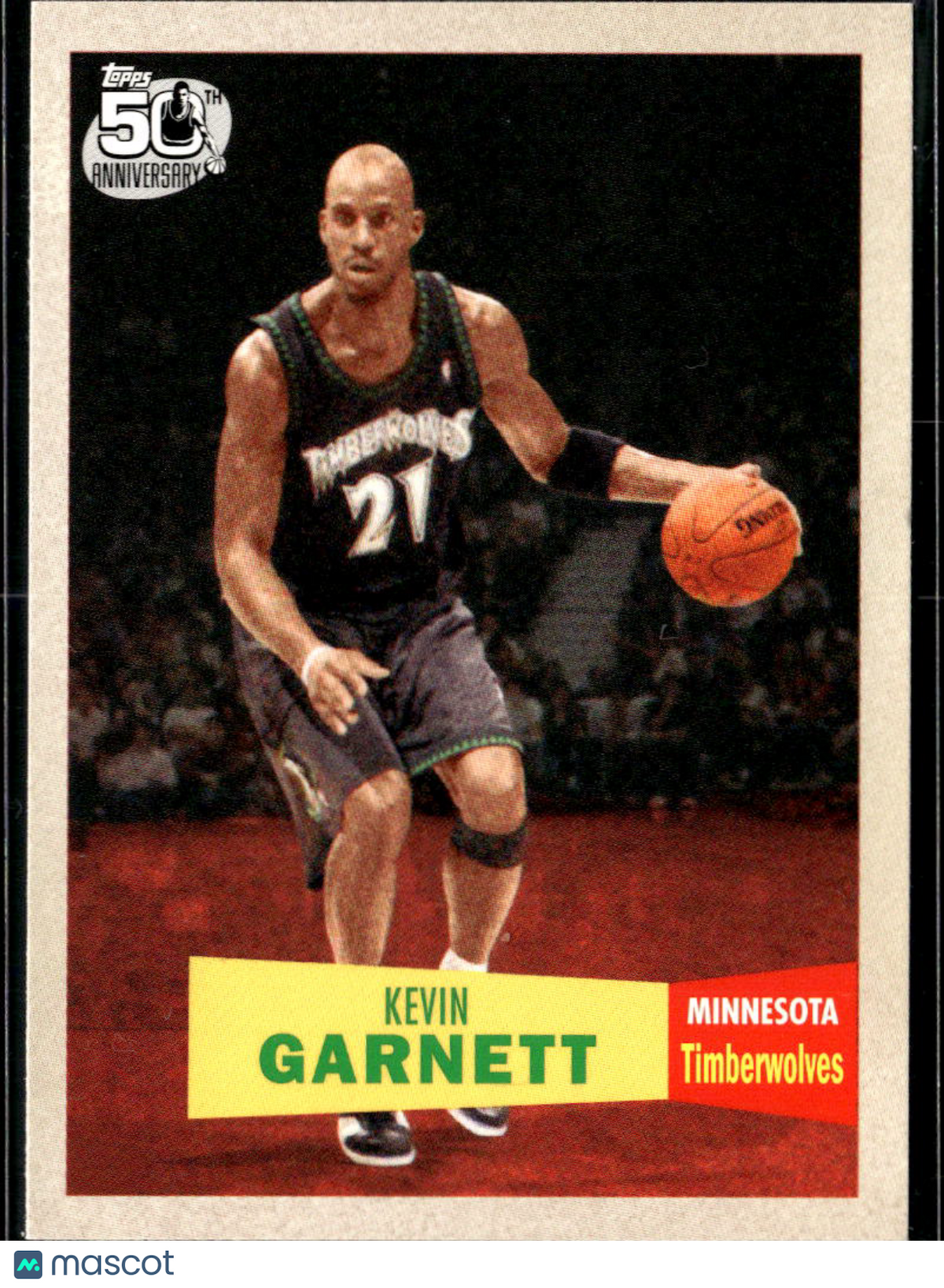Kevin Garnett 2007-08 Topps 50th Anniversary #20 Minnesota Timberwolves