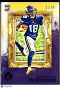Justin Jefferson 2020 Gridiron Kings Blue Rookie RC 1/99 Minnesota Vikings