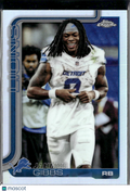Jahmyr Gibbs 2025 Topps Chrome Image Variation SSP Detroit Lions