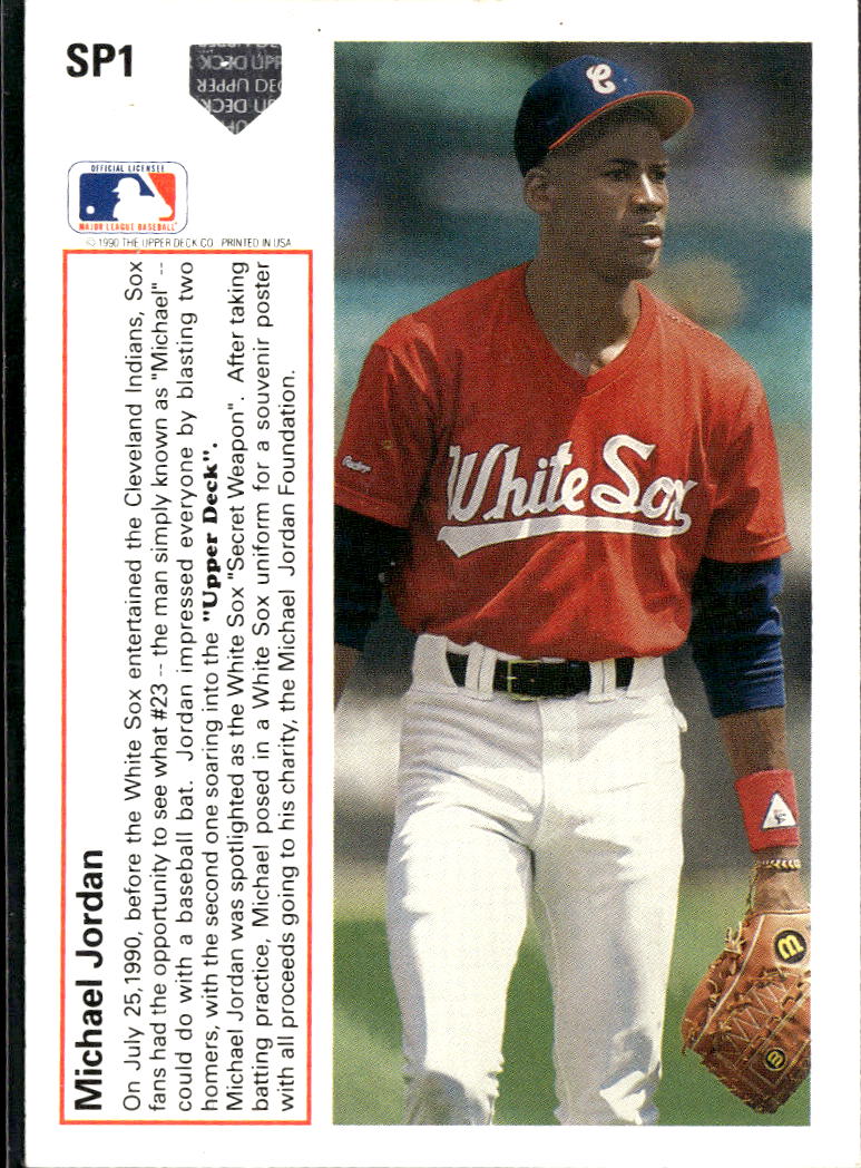Michael Jordan 1991 Upper Deck Card #SP1 Chicago White Sox