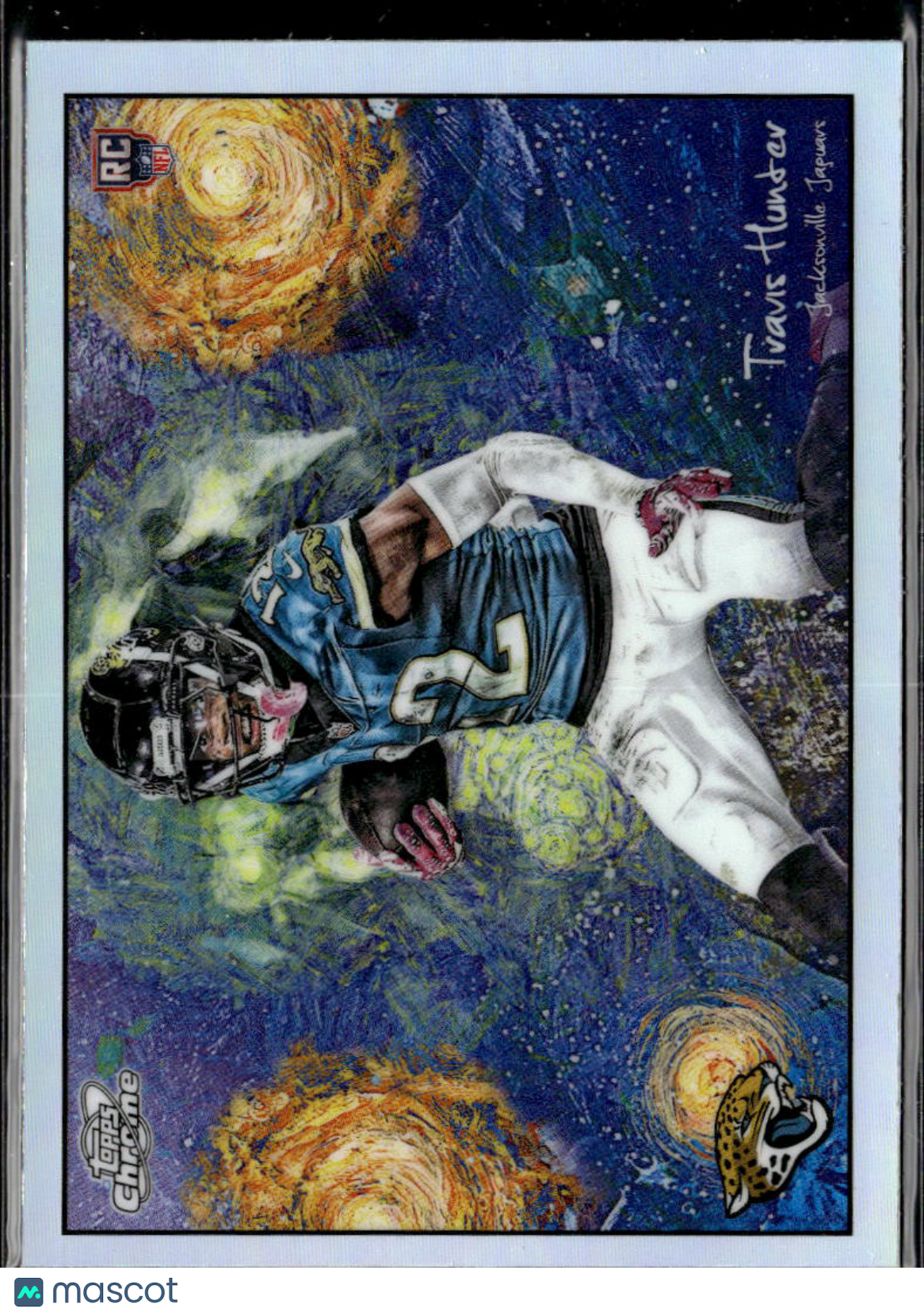 Travis Hunter 2025 Topps Chrome Cosmic Stars In The Night Rookie RC Jaguars