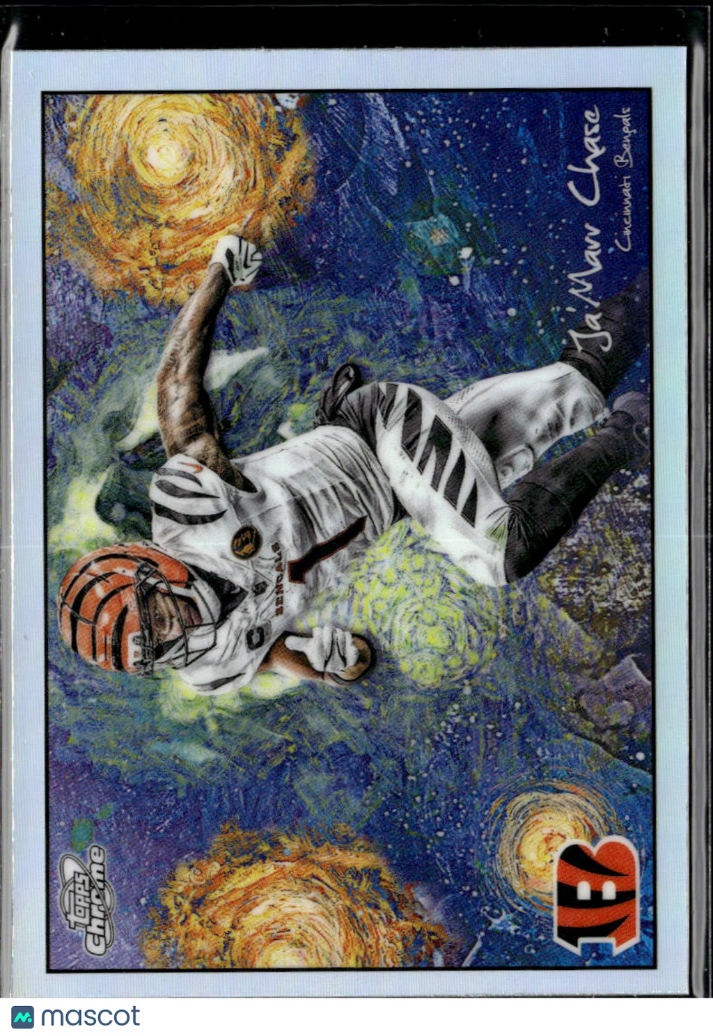 Ja'Marr Chase 2025 Topps Chrome Cosmic Stars In The Night Cincinnati Bengals