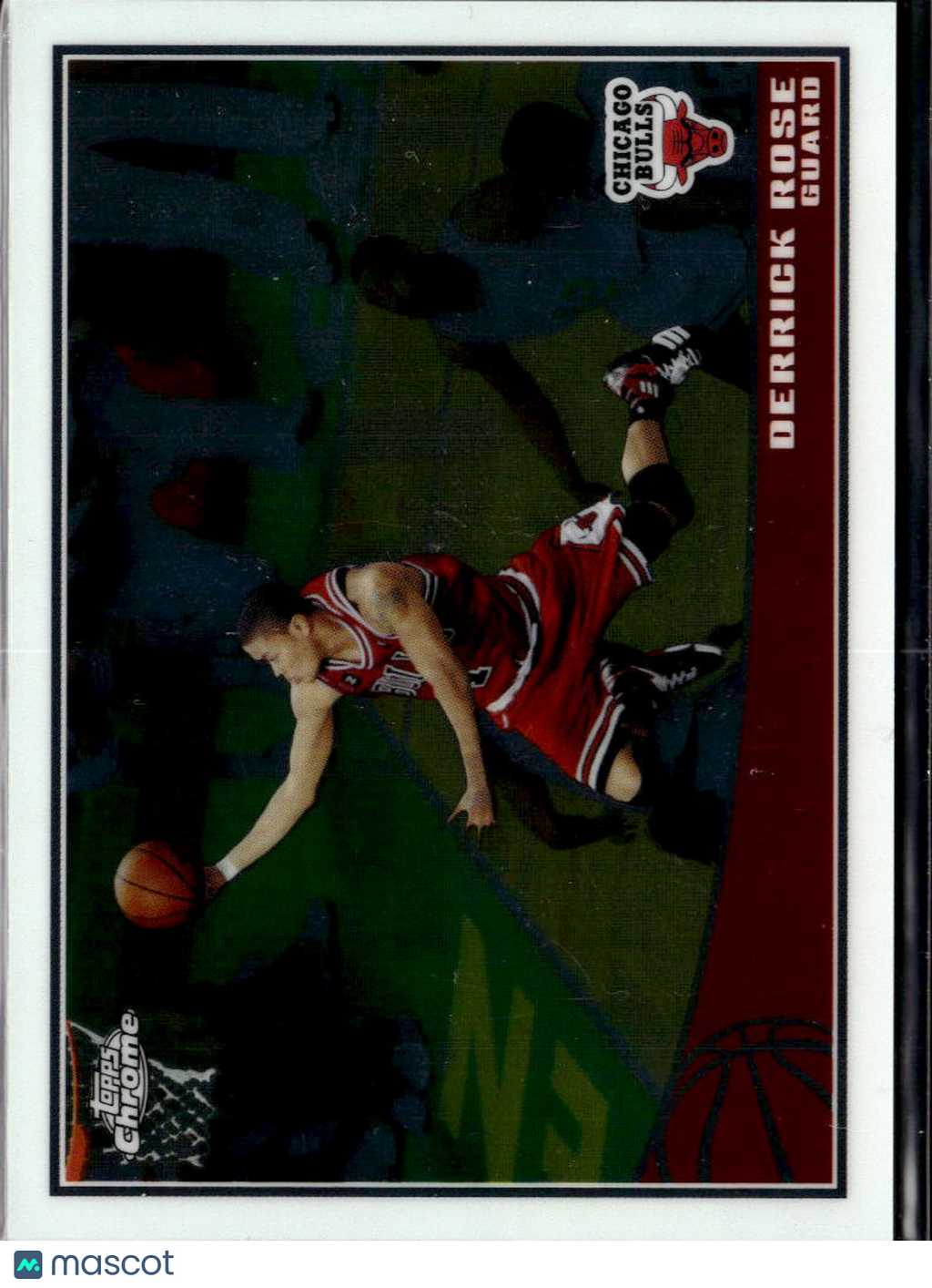 Derrick Rose 2009-10 Topps Chrome 362/999 #14 Chicago Bulls
